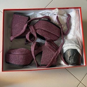 Nodaleto Bulla Sofia Sparkle Platforms - sz 40/10 (TTS) worn once